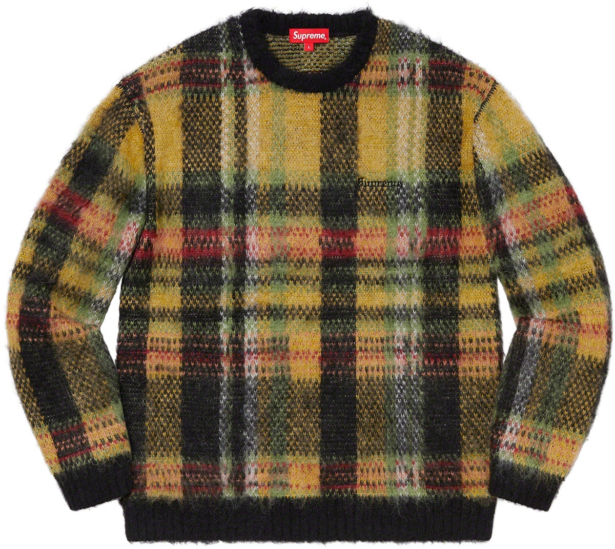 Brushed Plaid Sweater view 2